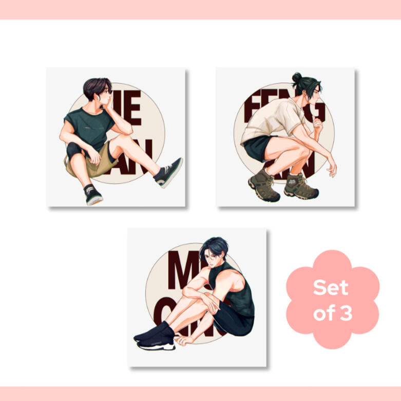 Square prints set - 12 USD